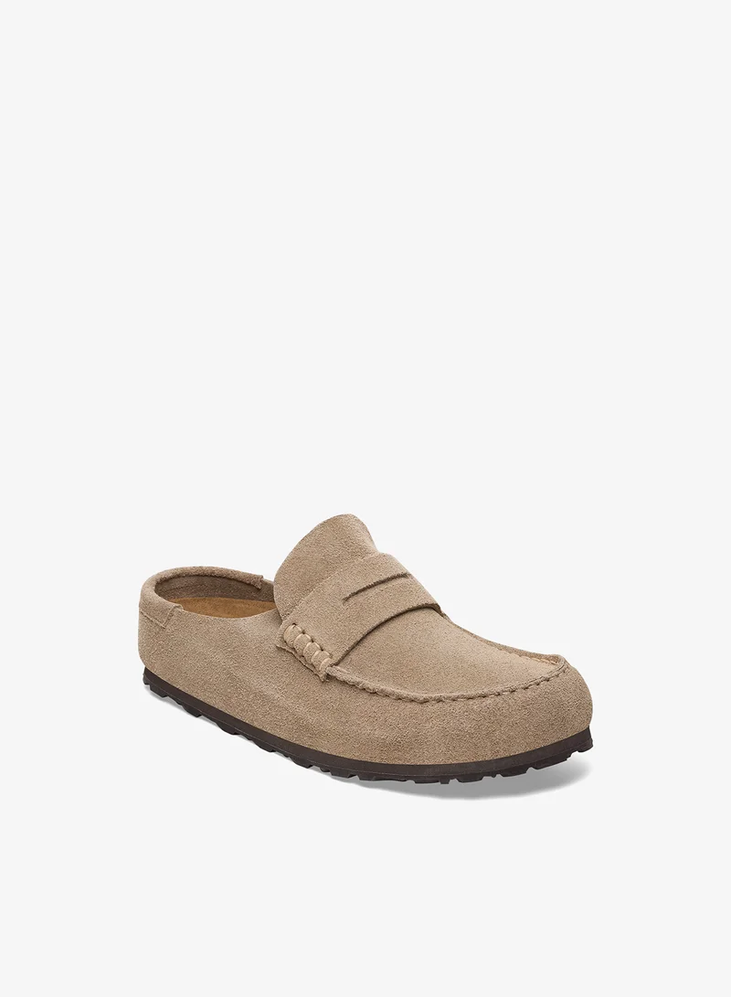 BIRKENSTOCK Naples Wrapped Suede Regular Fit Clogs